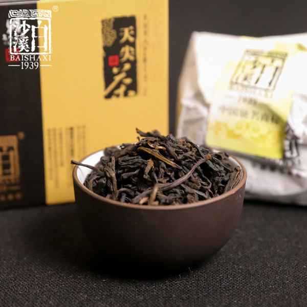 湖南安化黑茶正品白沙溪芽料散茶直泡天尖茶160g