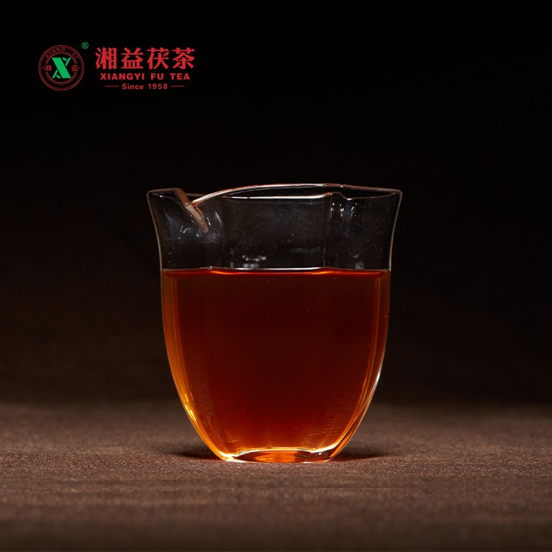 湘益黑茶湖南安化正宗黑茶益陽(yáng)茶廠金磚獲茶1kg